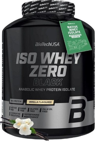BioTech USA Bialko Vanilla / 2270 g Iso Whey Zero Black - BioTech USA