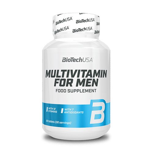 BioTech USA witaminy Tabletki Multivitamin For MEN- BioTech USA 60 tabletek