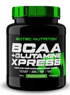 Scitec Nutrition Aminokwasy Scitec BCAA + Glutamine Xpress MOJITO FLAVORED 600g