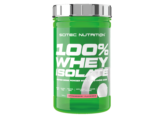 Scitec Nutrition Bialko 100% WHEY ISOLATE SCITEC NUTRITION 700g Raspberry Flavored