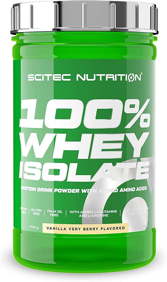 Scitec Nutrition bialko 100% WHEY ISOLATE SCITEC NUTRITION Vanilla Very Berry 700g